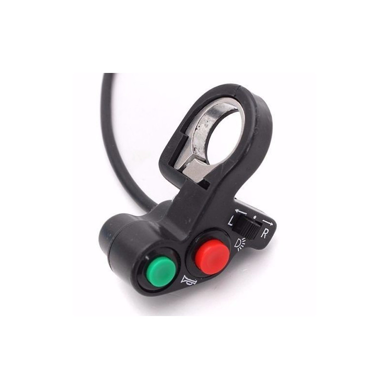 eBike Offroad 7/8" Switch Horn Turn Signals On/Off Light